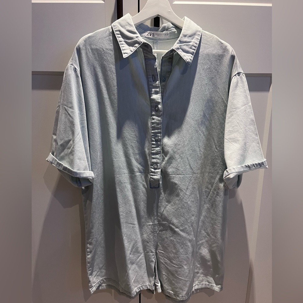 Zara button down romper - Picture 3 of 5